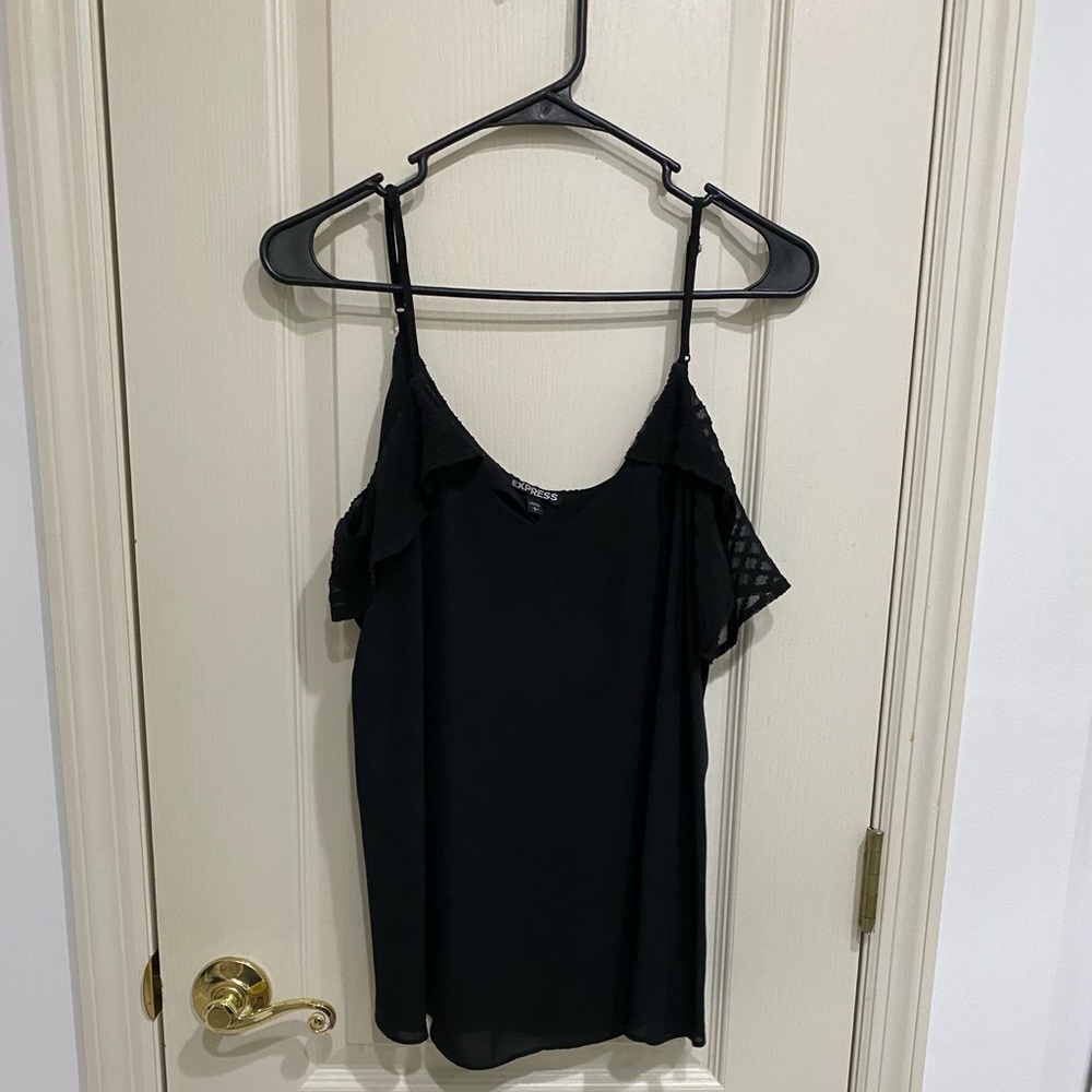 Tank top with ruffle